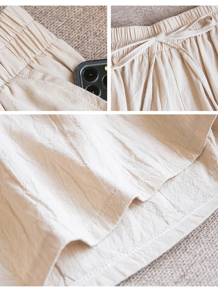 Short ample en coton