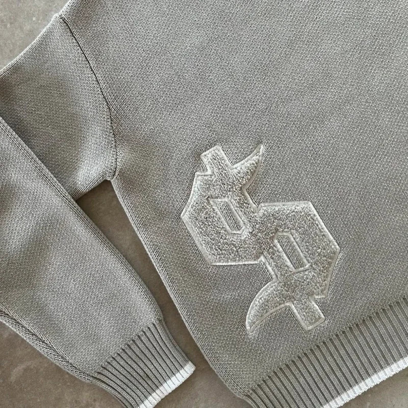 Pull ample à motif graphique