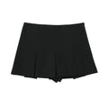 Jupe-short plissée taille haute