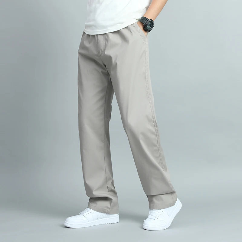 Pantalon droit en coton
