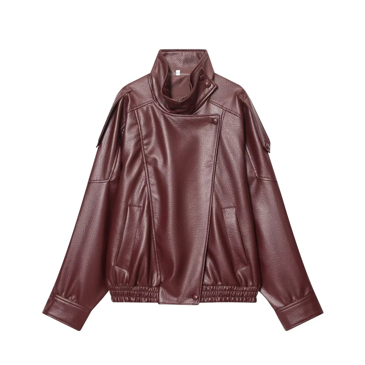 Veste ample effet cuir