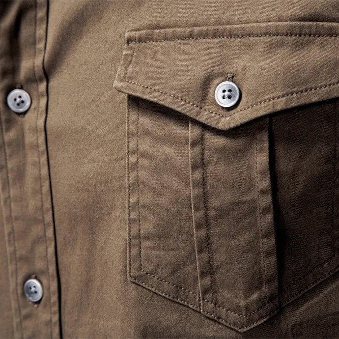 Chemise décontractée à poches