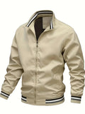 Veste zippée à col montant