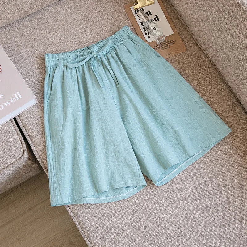 Short ample en coton