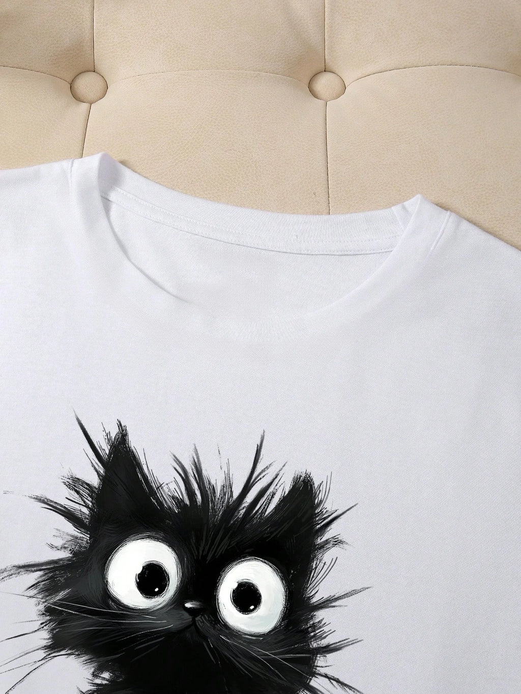 T-shirt imprimé chat « I’m Fine »