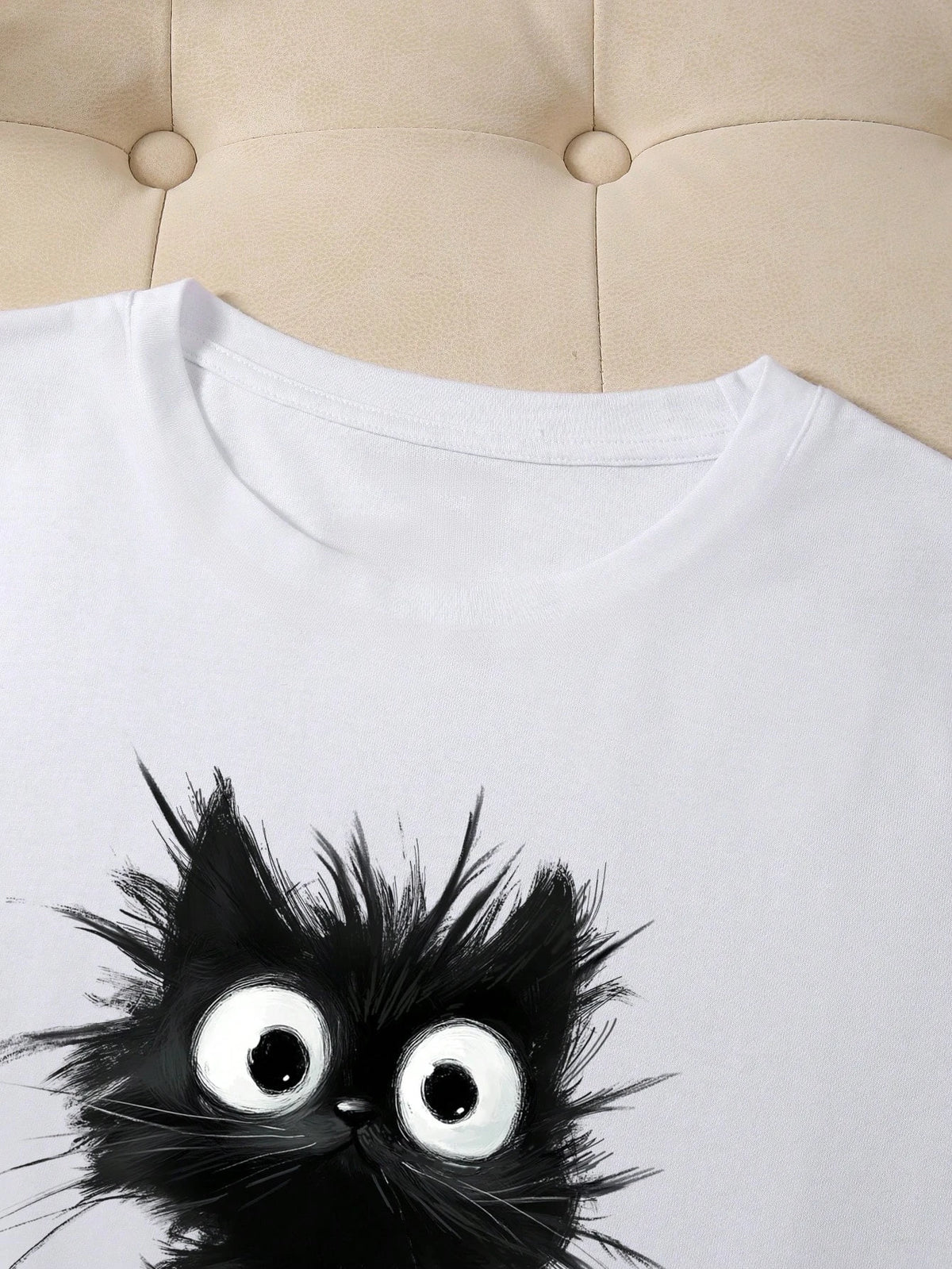 T-shirt imprimé chat « I’m Fine »
