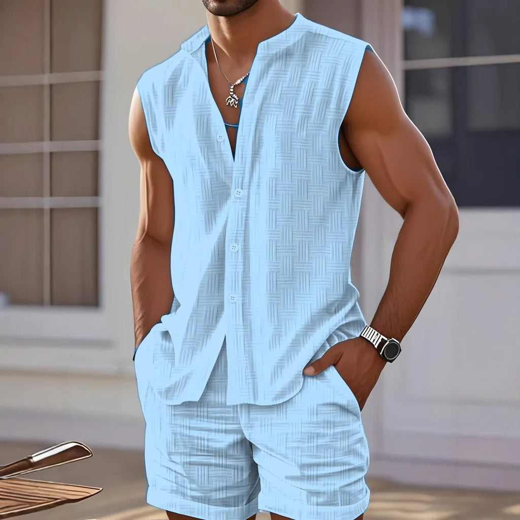 Ensemble sans manches et short
