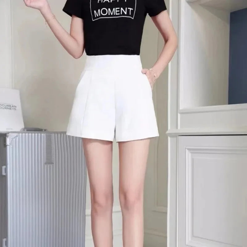 Short ample taille mi-haute