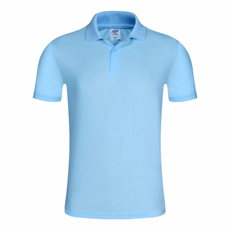 Polo uni à manches courtes