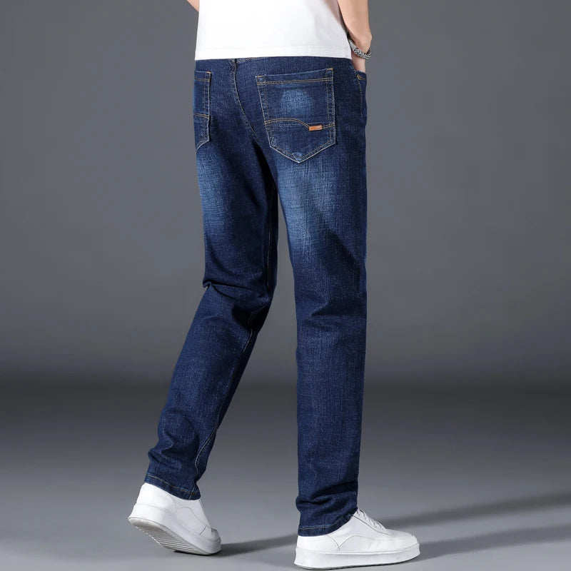 Jean droit extensible grande taille