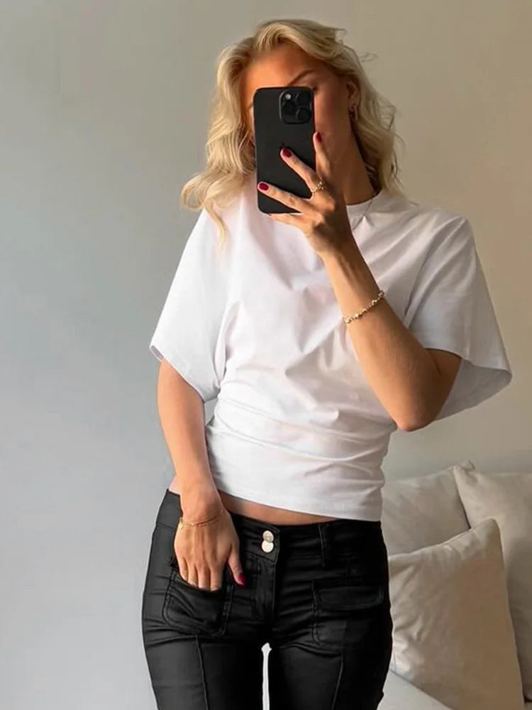T-shirt court ajusté