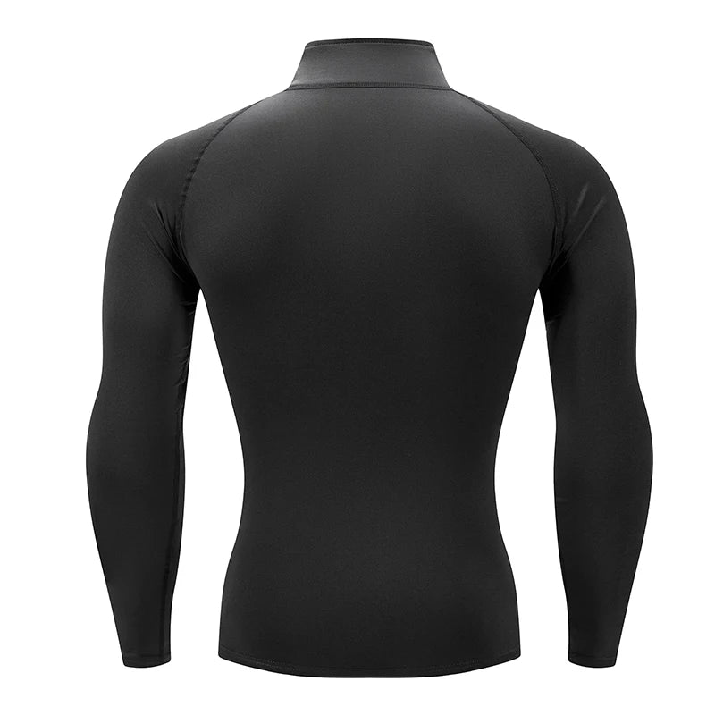 Haut de sport ajusté manches longues