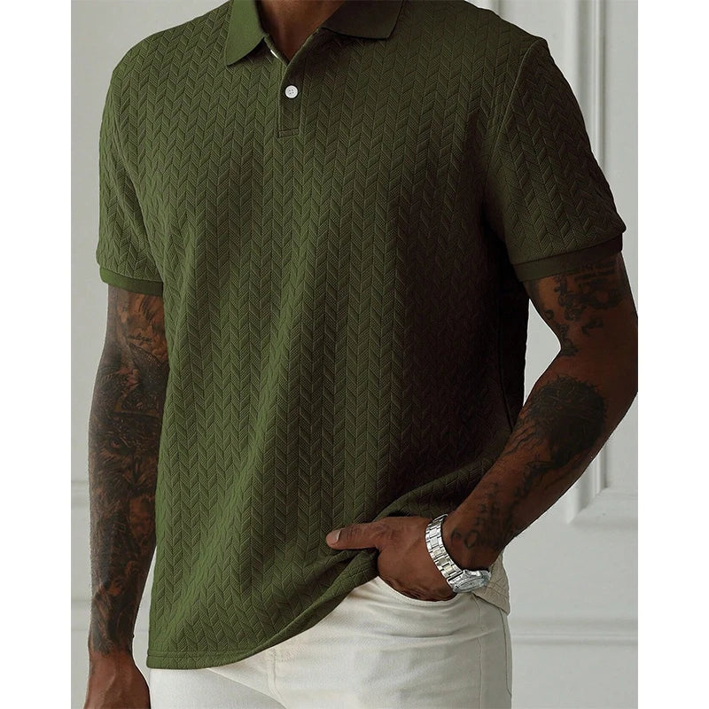 Polo uni coupe ajustée
