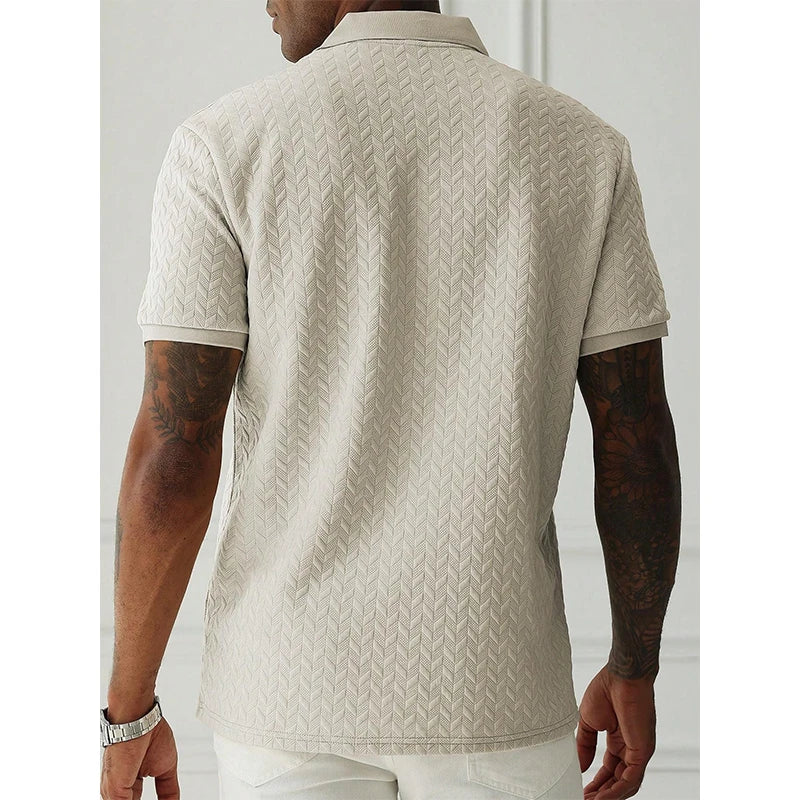 Polo uni coupe ajustée