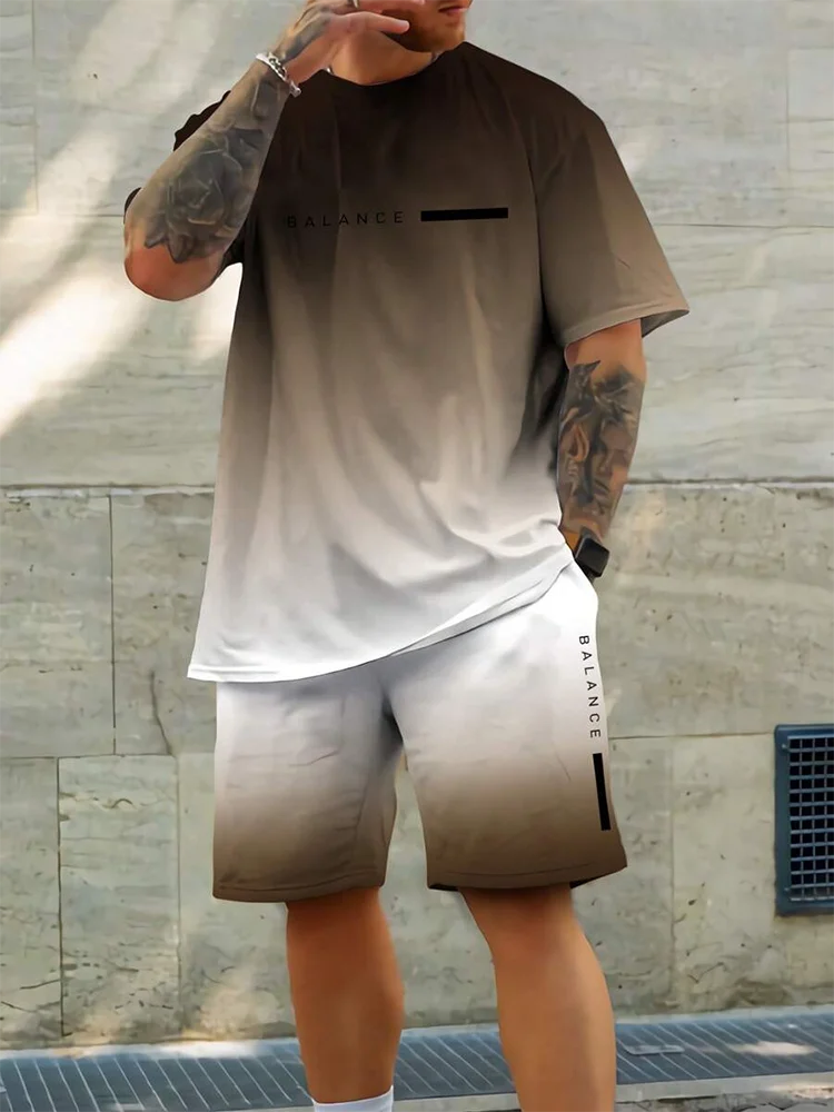 Ensemble t-shirt & short imprimé