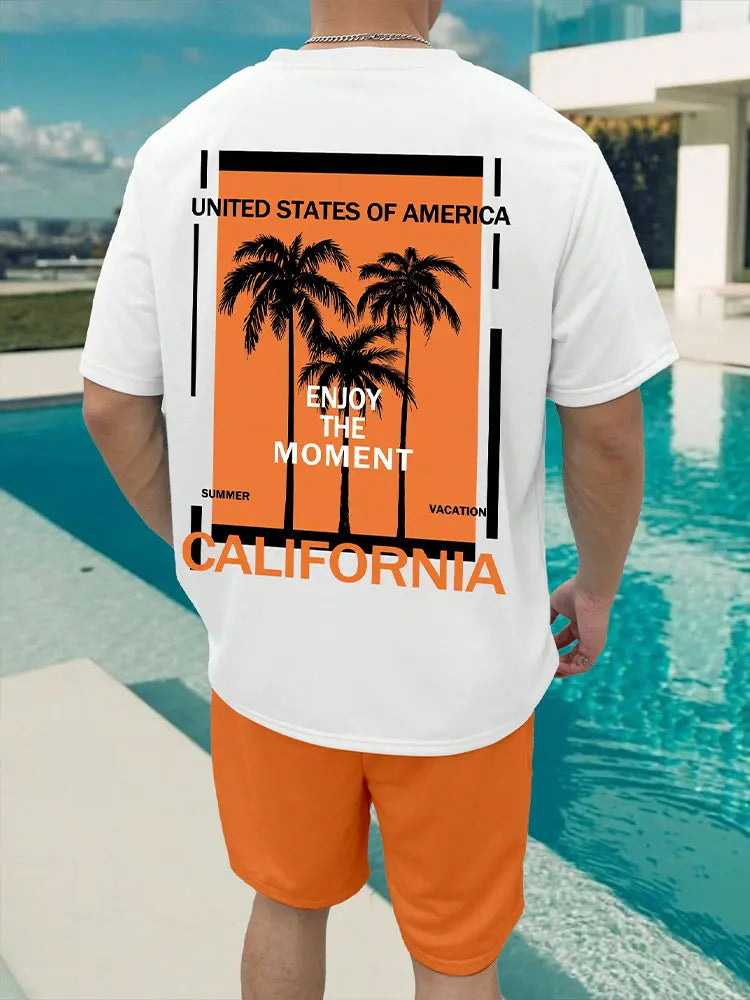 Ensemble t-shirt & short imprimé