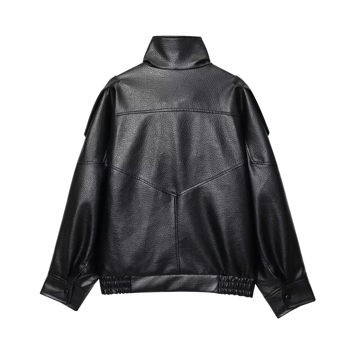 Veste ample effet cuir