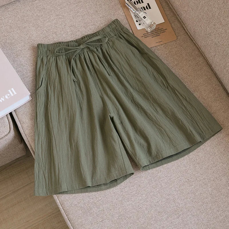 Short ample en coton