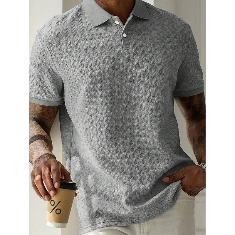 Polo uni coupe ajustée