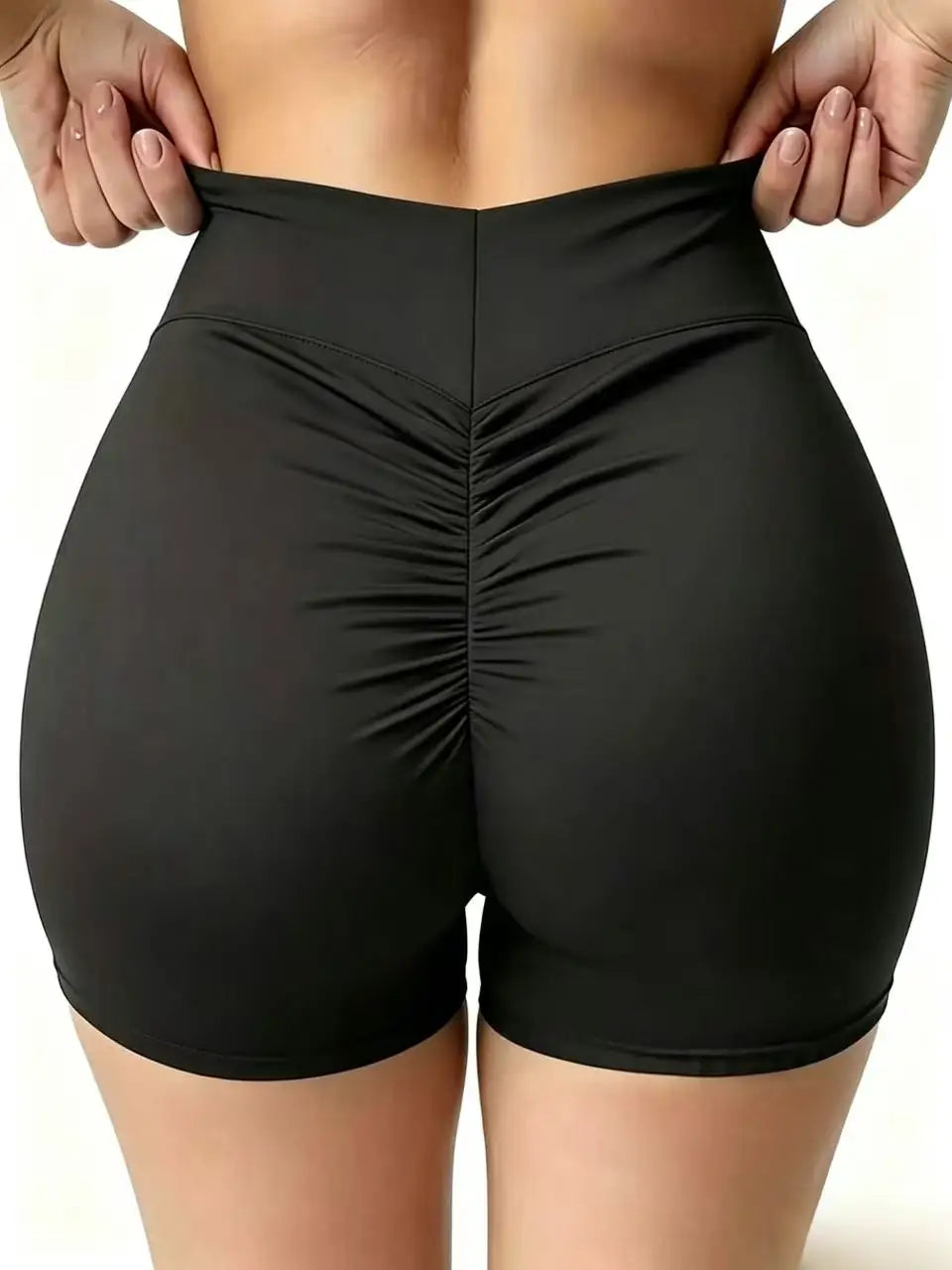 Short de yoga taille haute