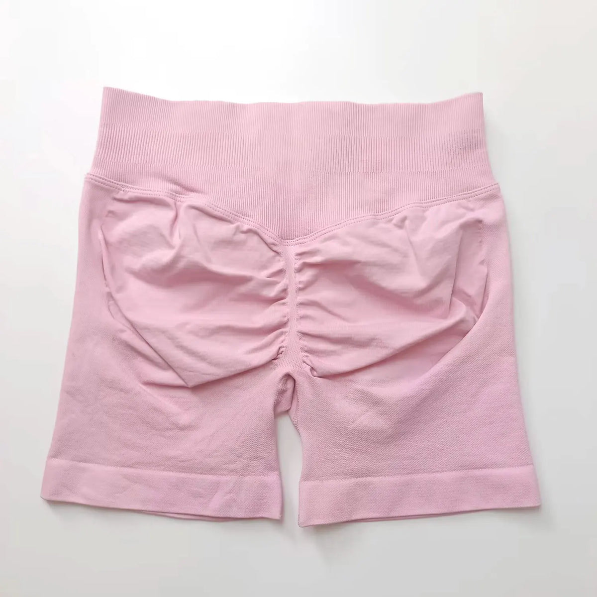 Short de sport côtelé sans coutures