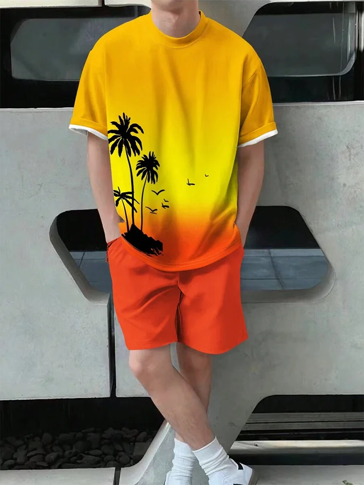 Ensemble t-shirt & short imprimé