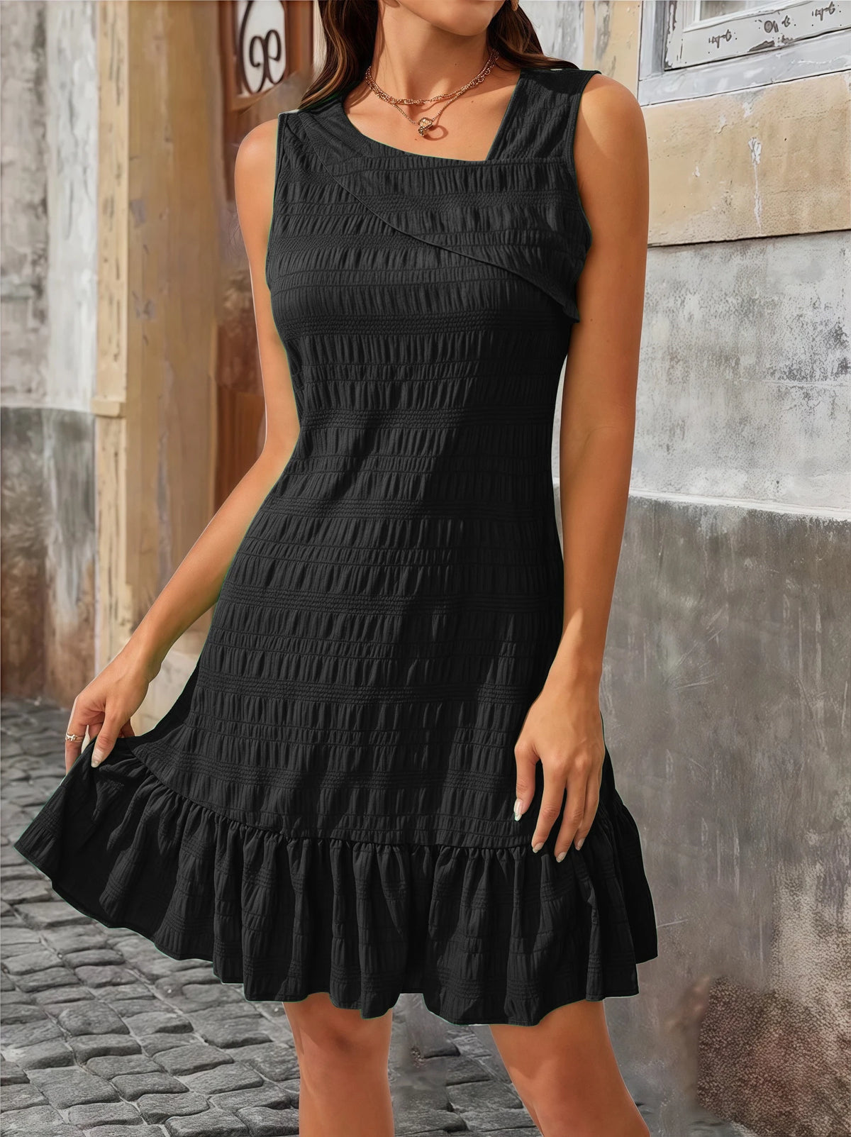 Robe ample asymétrique grande taille