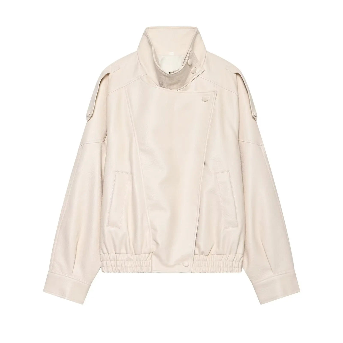 Veste ample effet cuir