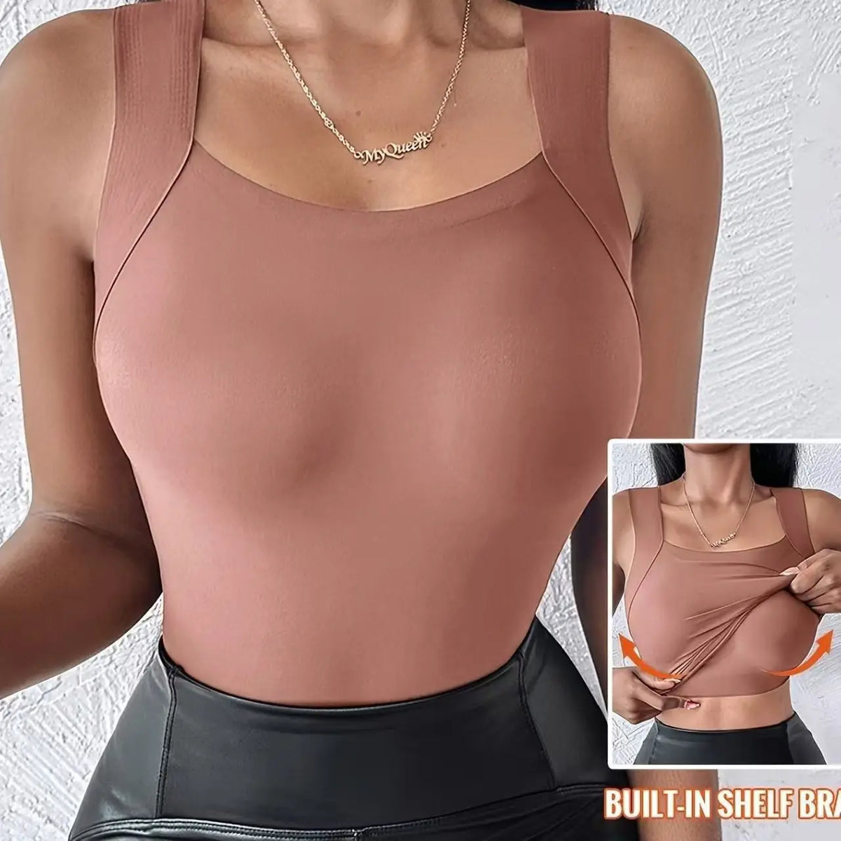 Débardeur sans coutures rembourré
