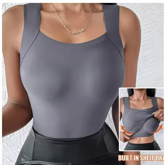 Débardeur sans coutures rembourré