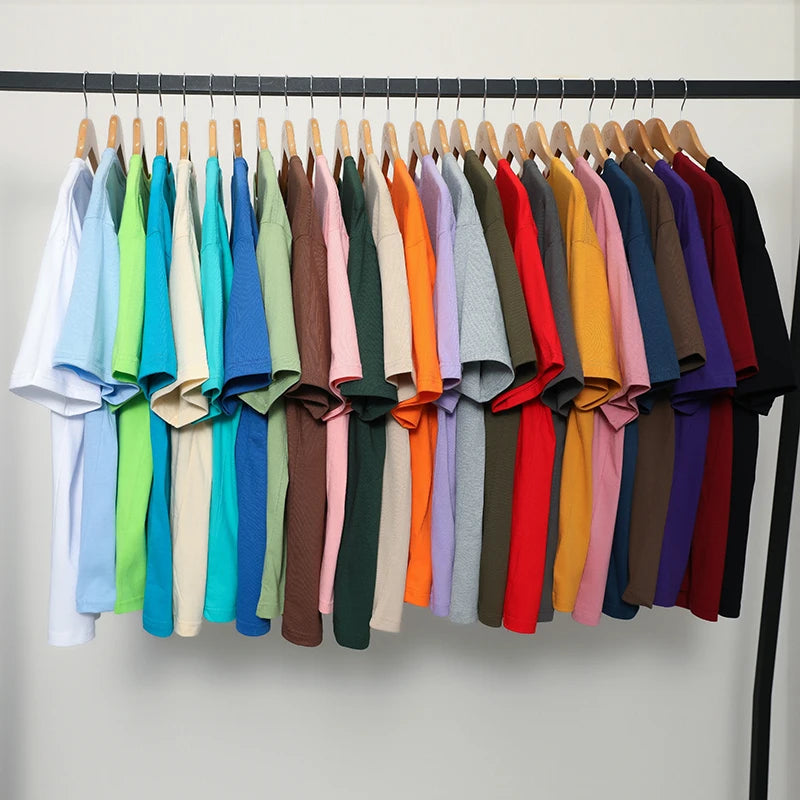 T-shirt ample uni en coton