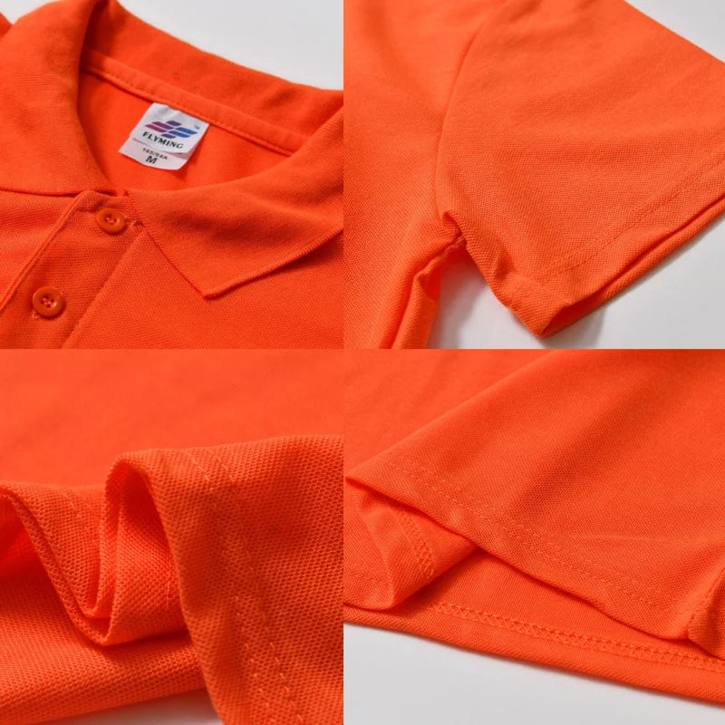 Polo uni à manches courtes