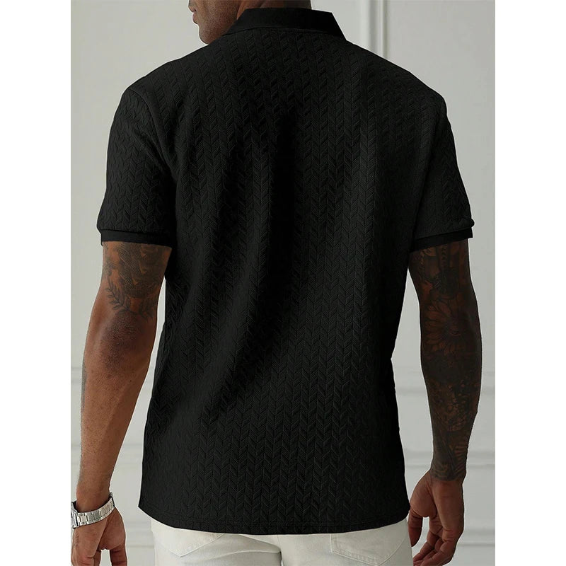 Polo uni coupe ajustée