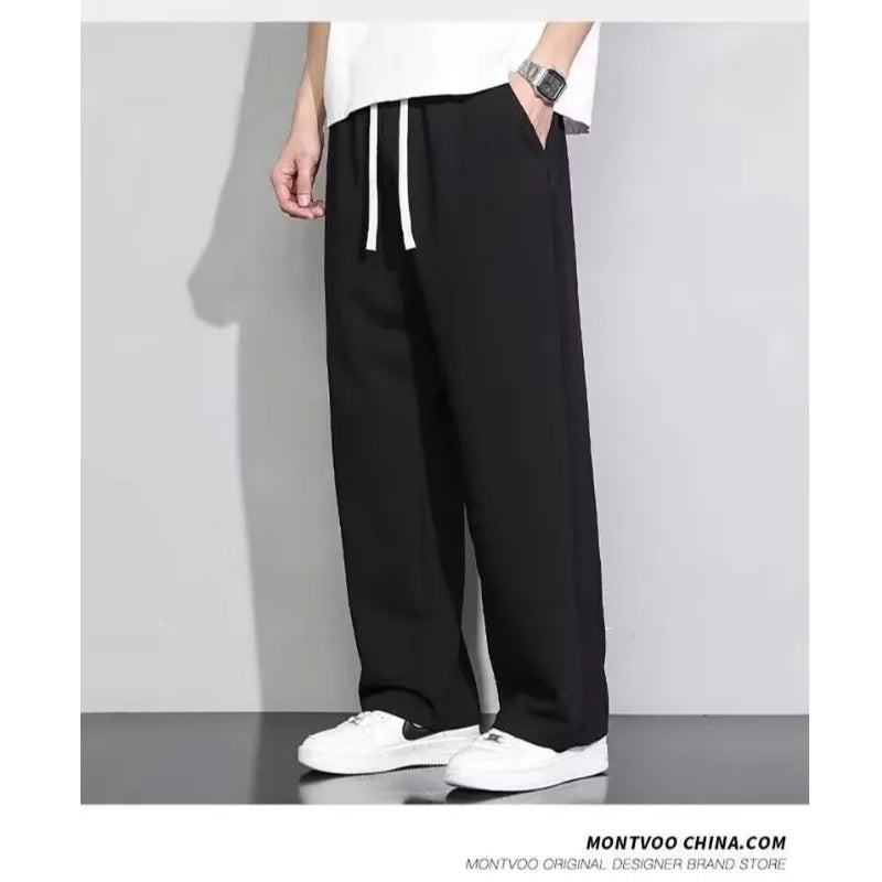 Pantalon droit à cordon