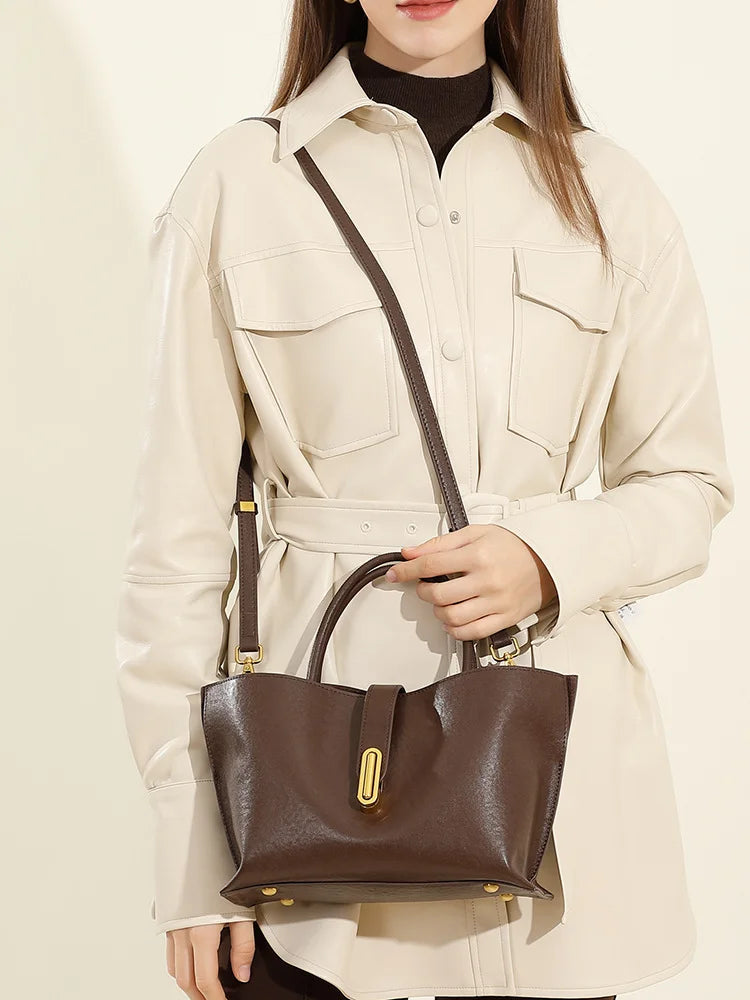 Sac carré kaki
