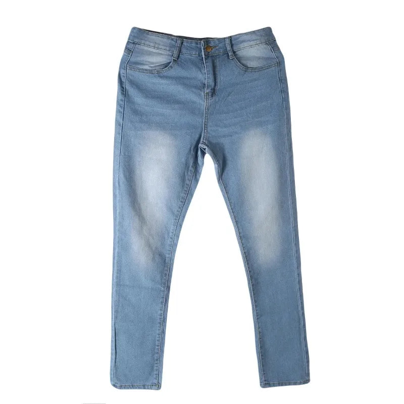 Jean ajusté extensible longueur cheville
