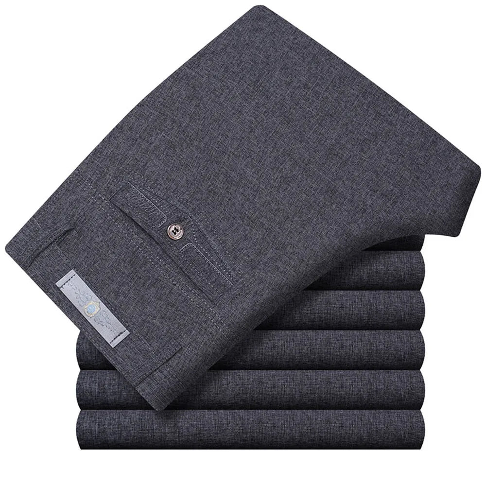 Pantalon droit léger en lin