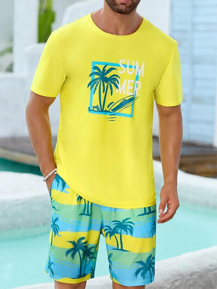 Ensemble t-shirt & short imprimé