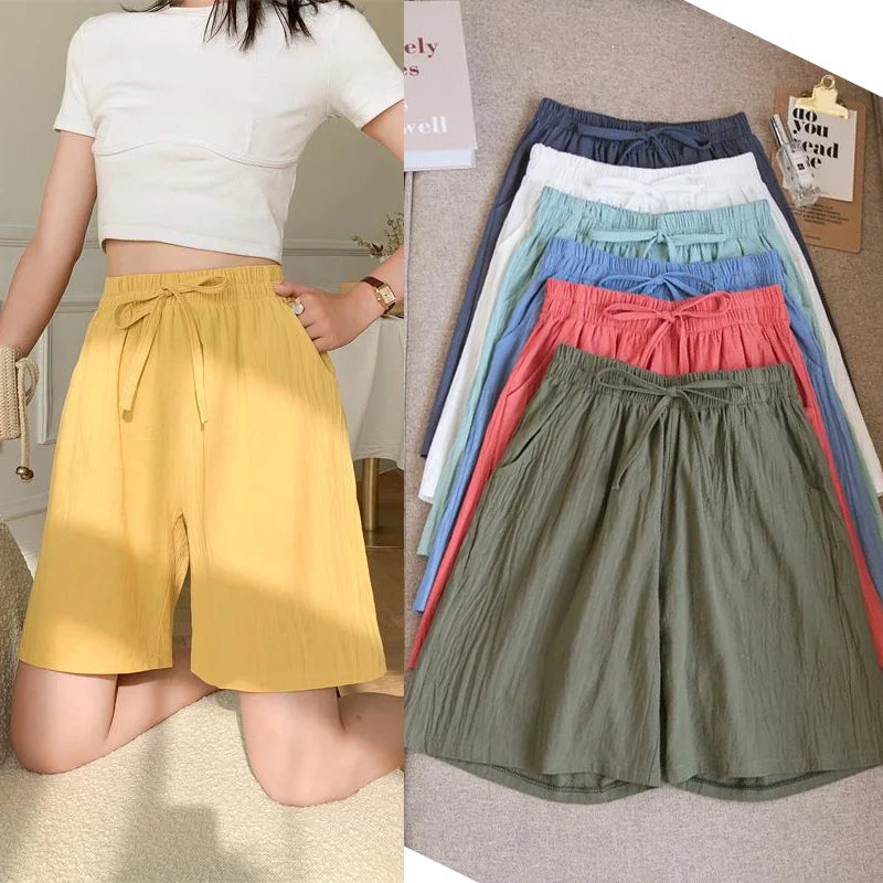 Short ample en coton
