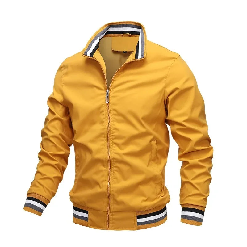 Veste zippée à col montant