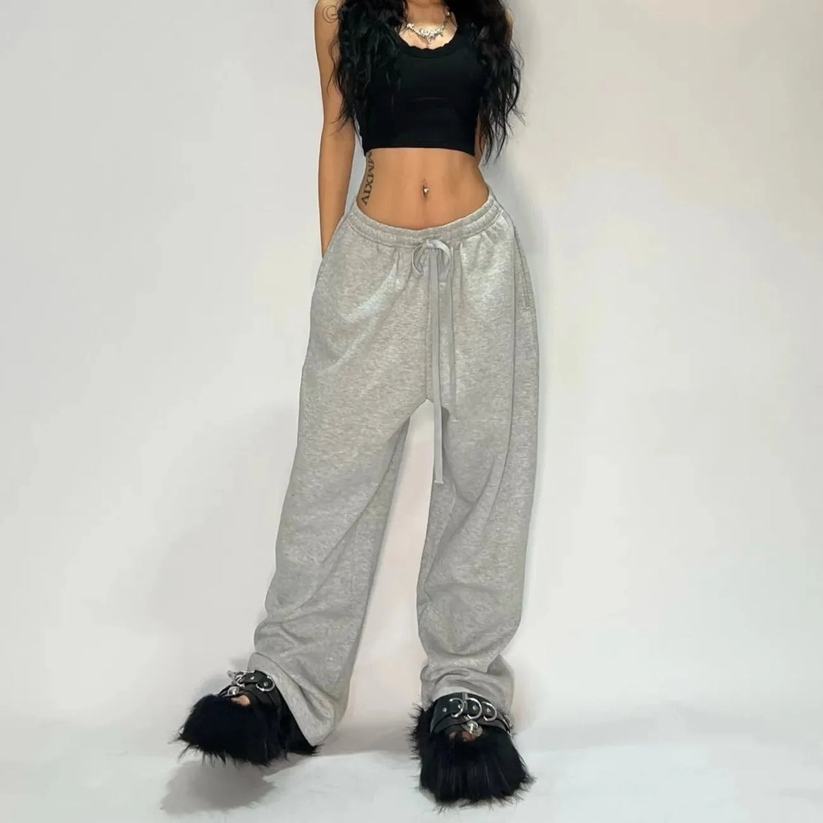 Pantalon cargo ample Y2K