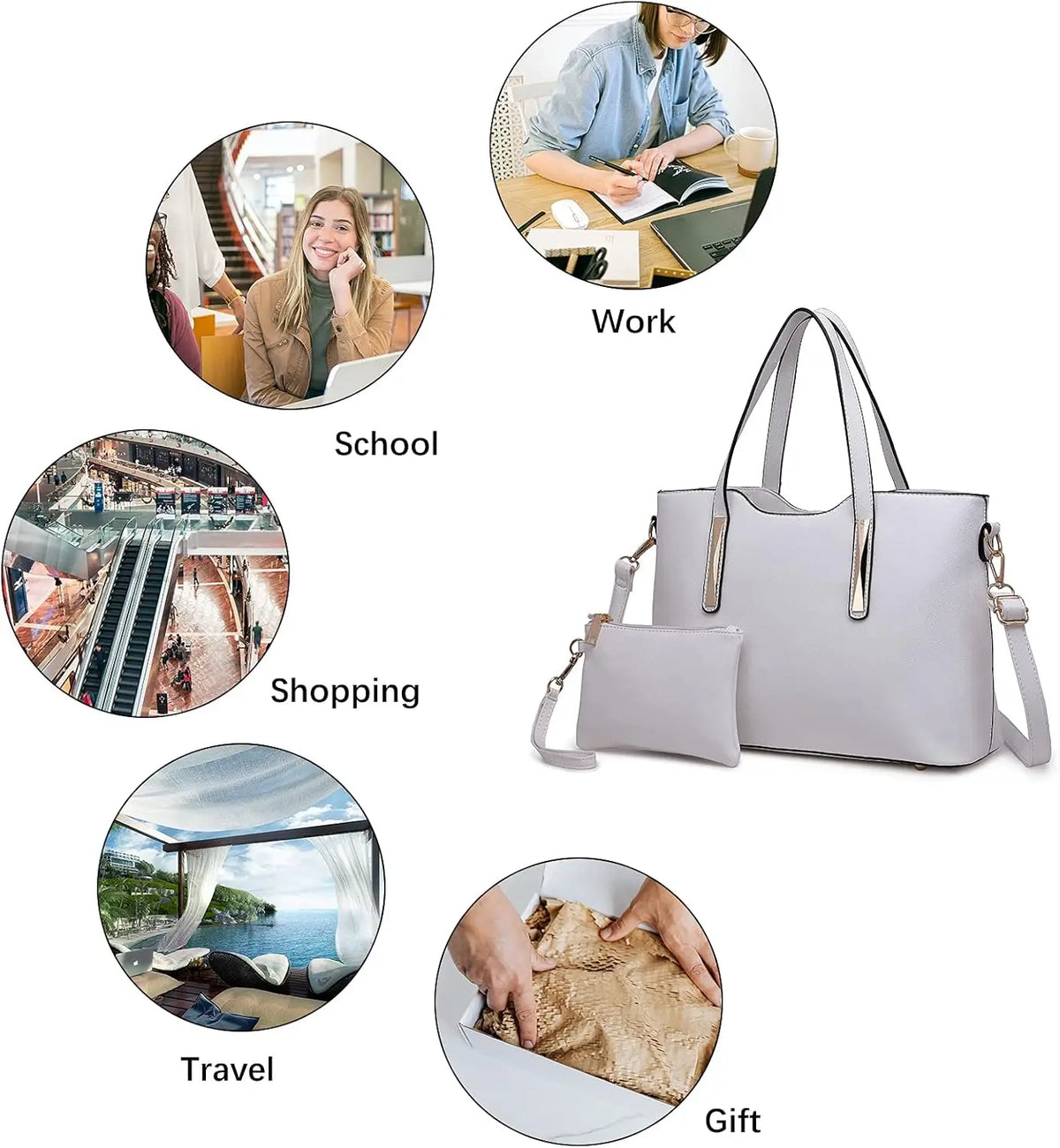Ensemble sac et pochette