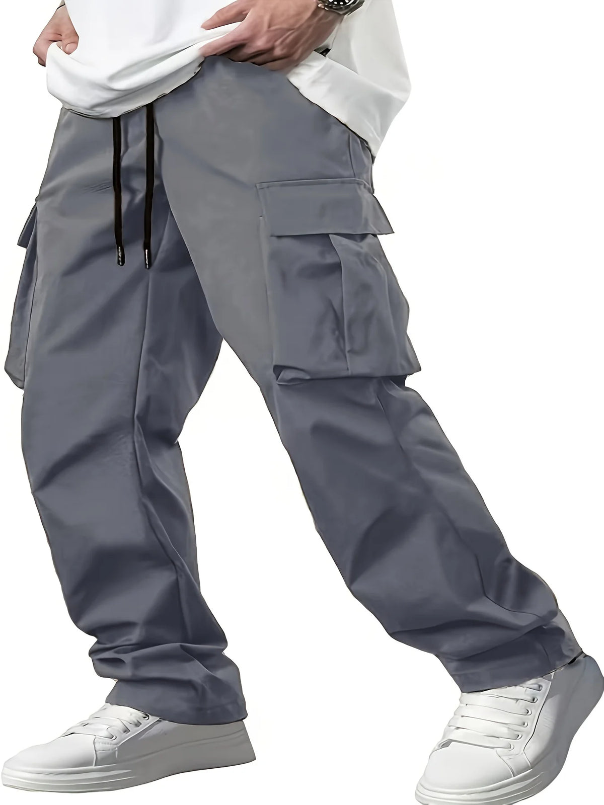 Pantalon cargo multipoches