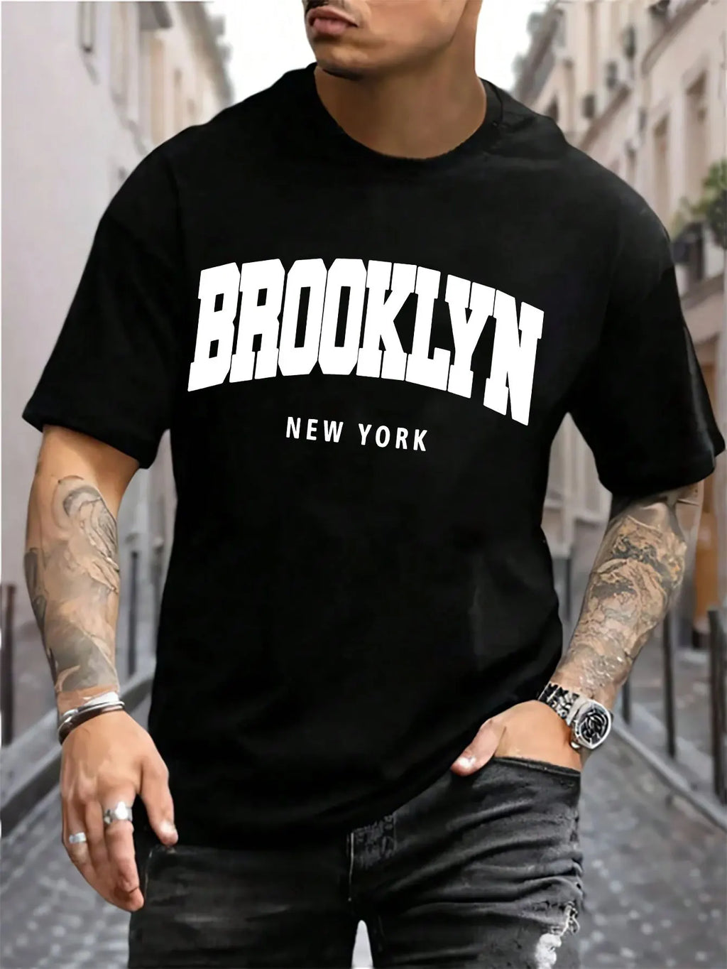T-shirt ample Brooklyn en coton
