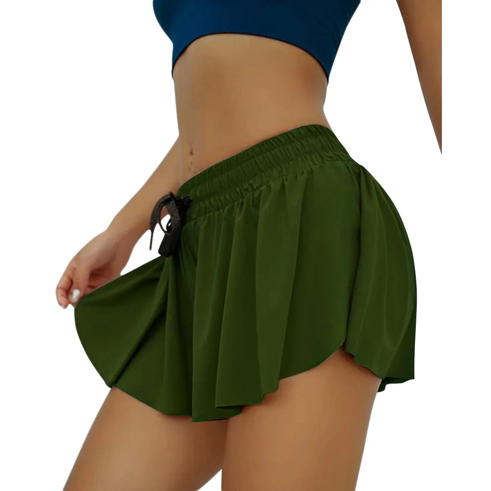 Jupe-short taille haute