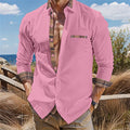 Chemise à poignets contrastants