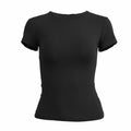T-shirt ajusté col rond