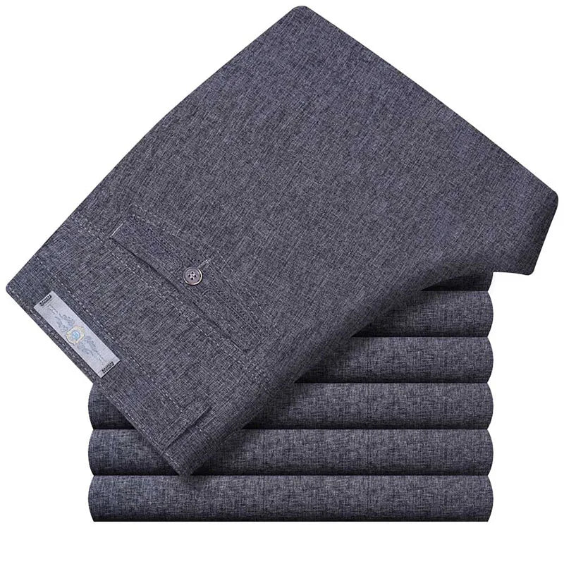 Pantalon droit léger en lin