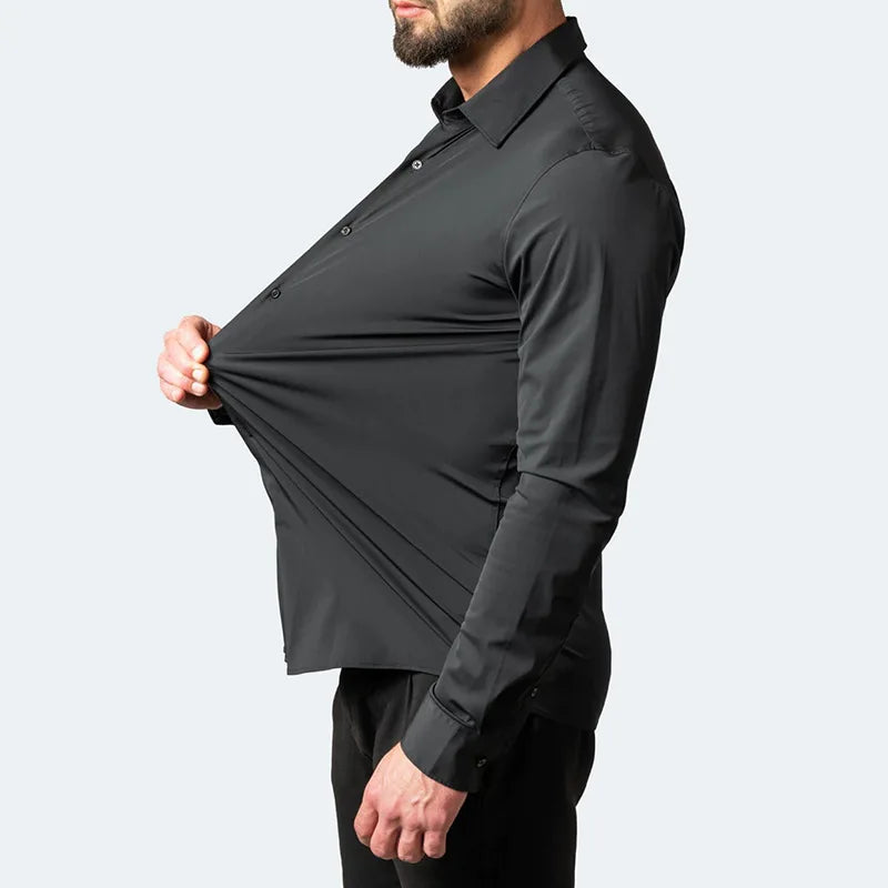Chemise extensible coupe ajustée