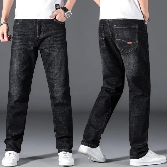 Jean droit extensible grande taille